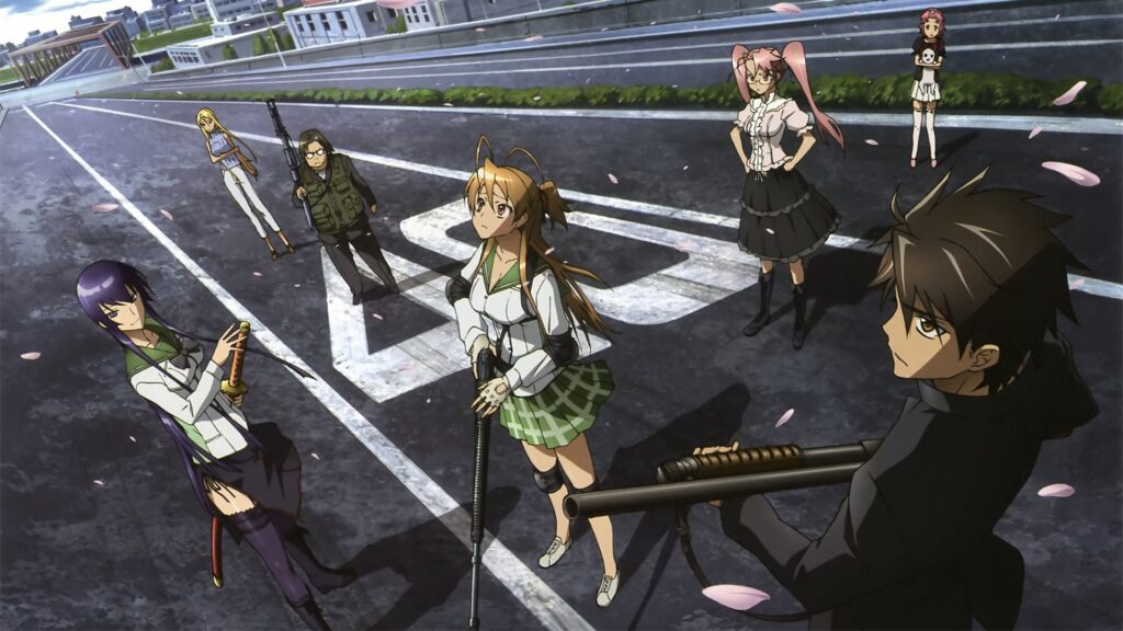 High School Of The Dead - an anime like high rise invasion