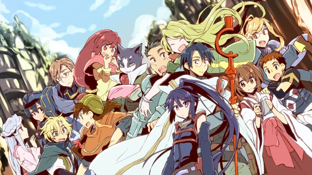 log horizon-anime where mc is trapped in a game
